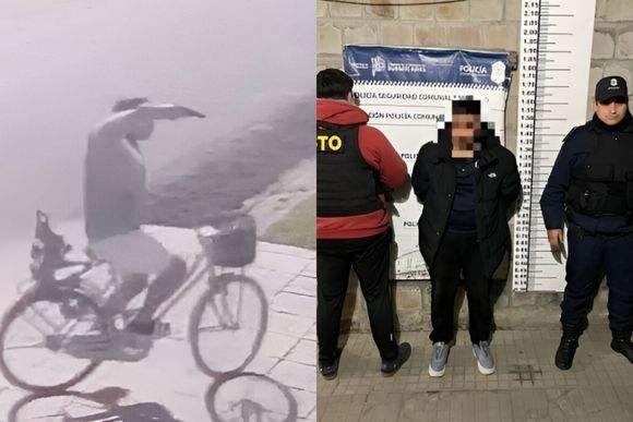 Detuvieron al bicichorro que asaltó a mano armada a una mujer y su hijo