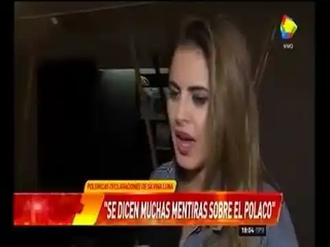 Silvina Luna defendió a “El Polaco” de las acusaciones de su ex