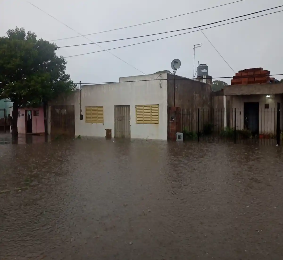 Fuerte temporal provoca múltiples trastornos, calles anegadas y evacuados en La Plata y el Conurbano