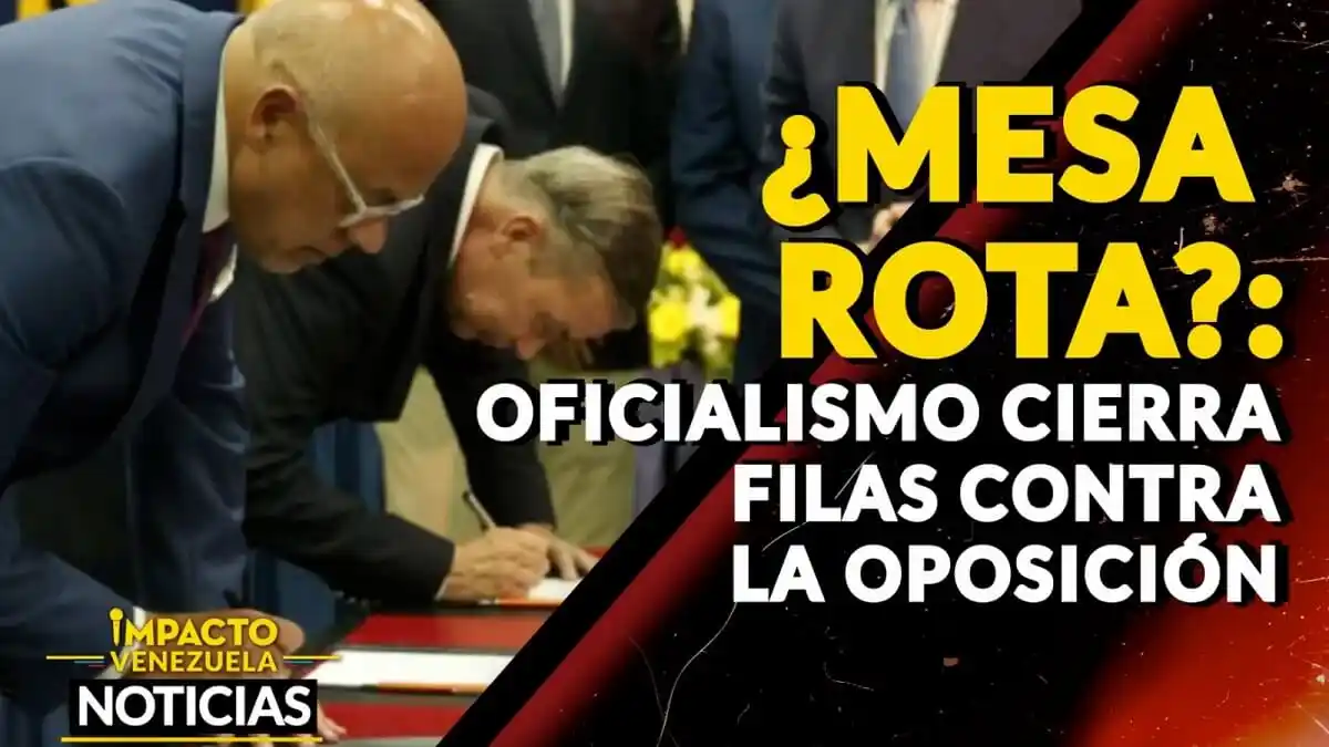 ¿MESA ROTA? Oficialismo cierra filas contra la oposición -VIDEO