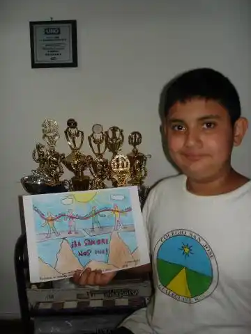 Alejandro Carnero se consagró ganador en concurso de dibujo a nivel Provincial