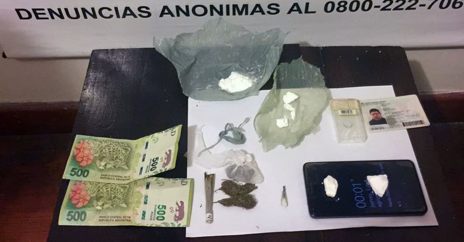 Zona Roja: cayó una trans y el hombre que le suministraba droga