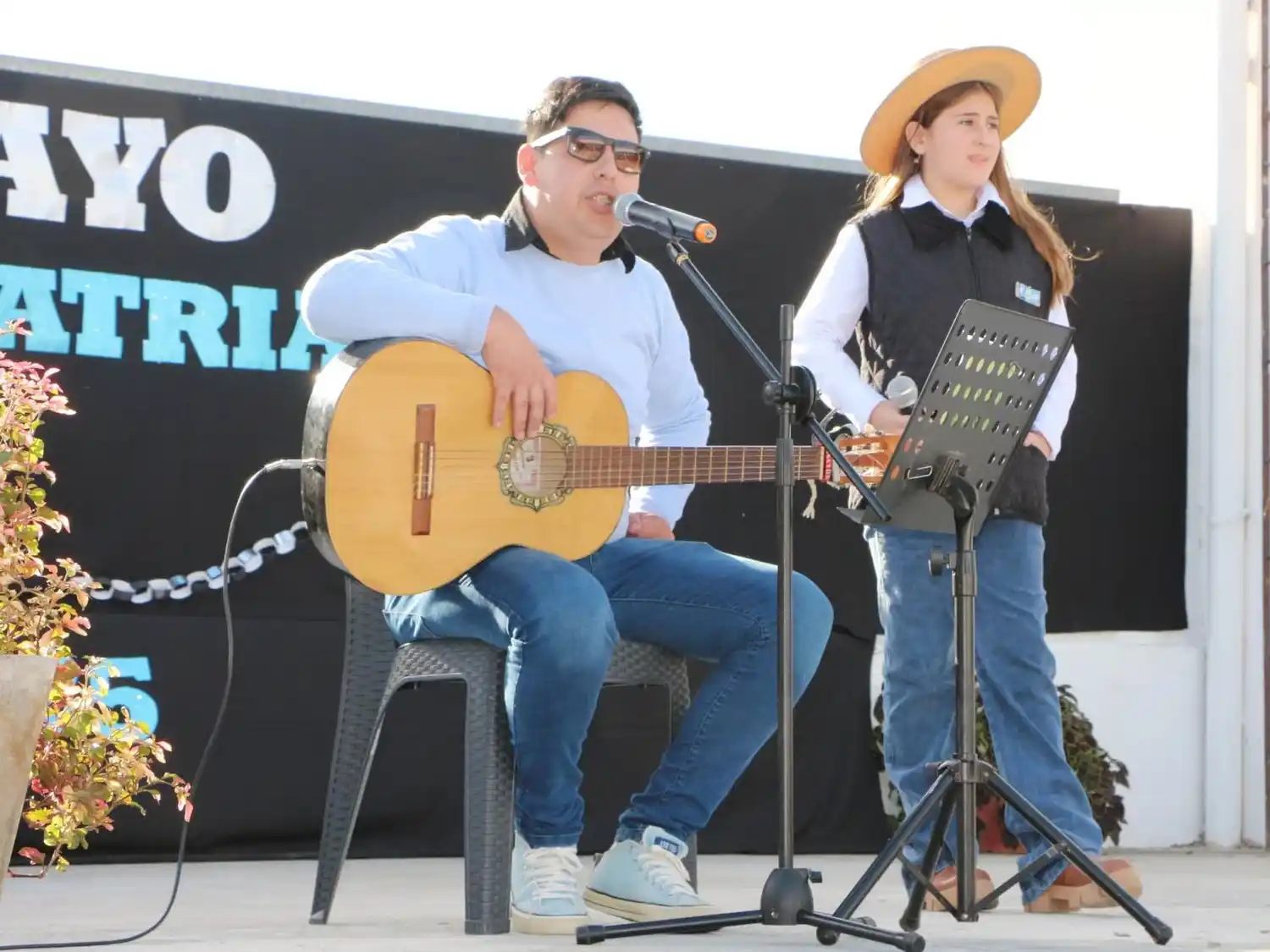 Luciano Morínico y Helena Sauer