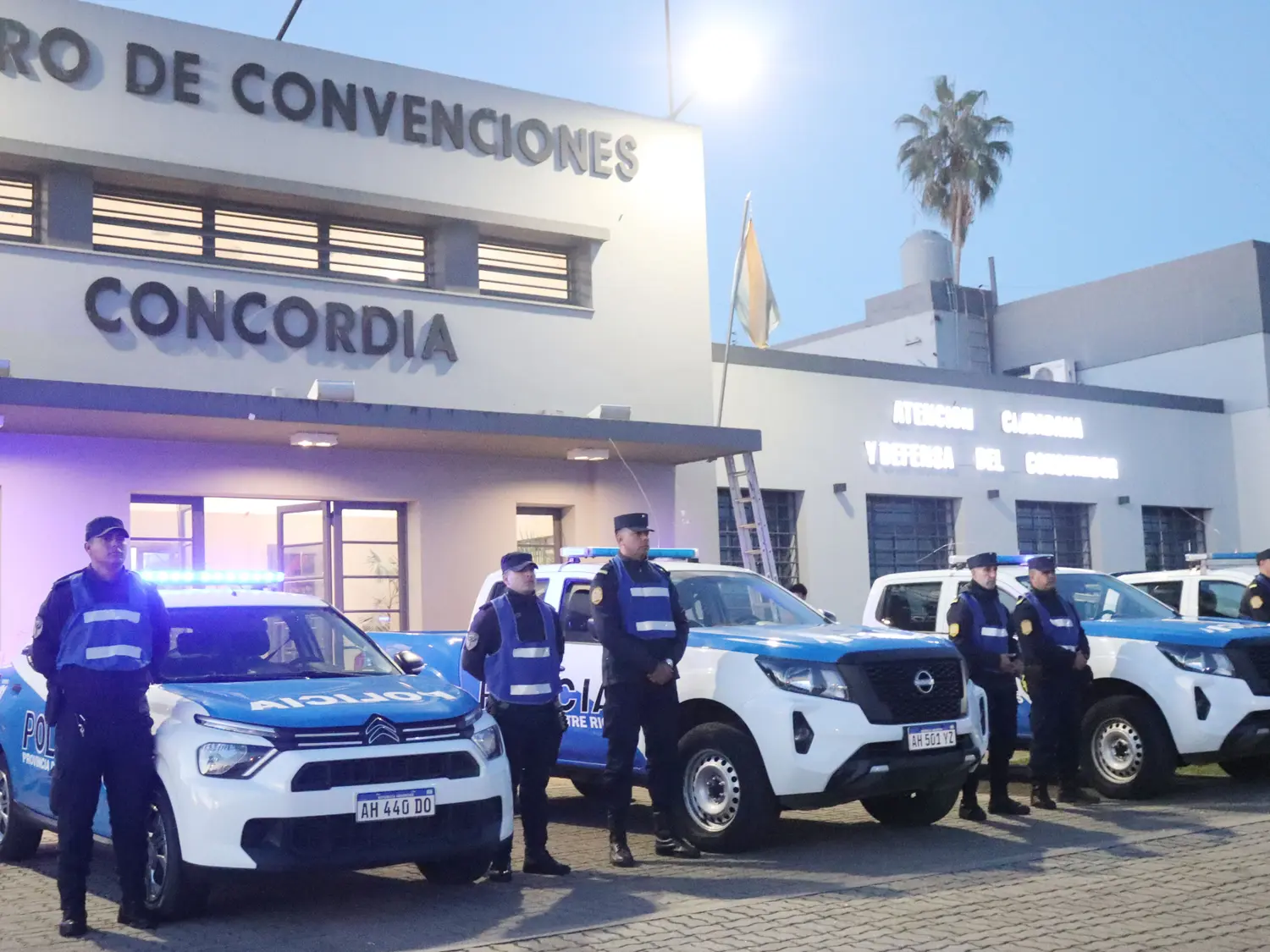Concordia fue sede del lanzamiento del “Operativo Blindaje”