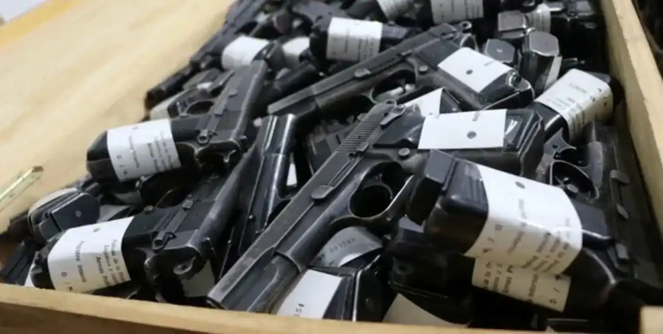 Las Fuerzas Policiales y de Seguridad Federales podrán reutilizar las armas decomisadas