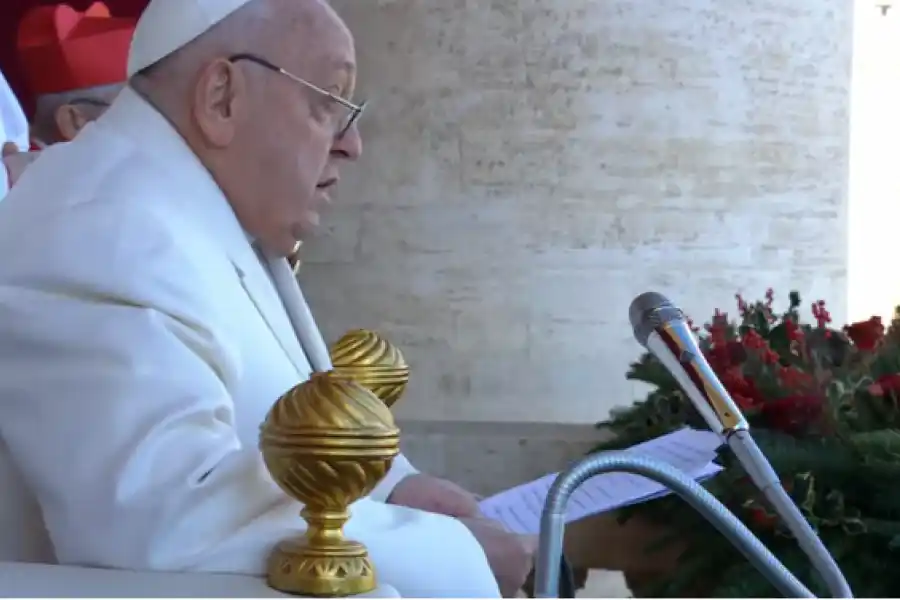 Francisco pidió por el fin de las guerras en Gaza y Ucrania