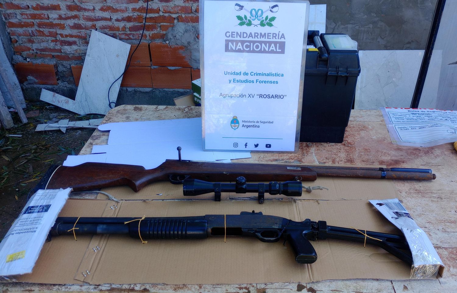 Armas allanamientos