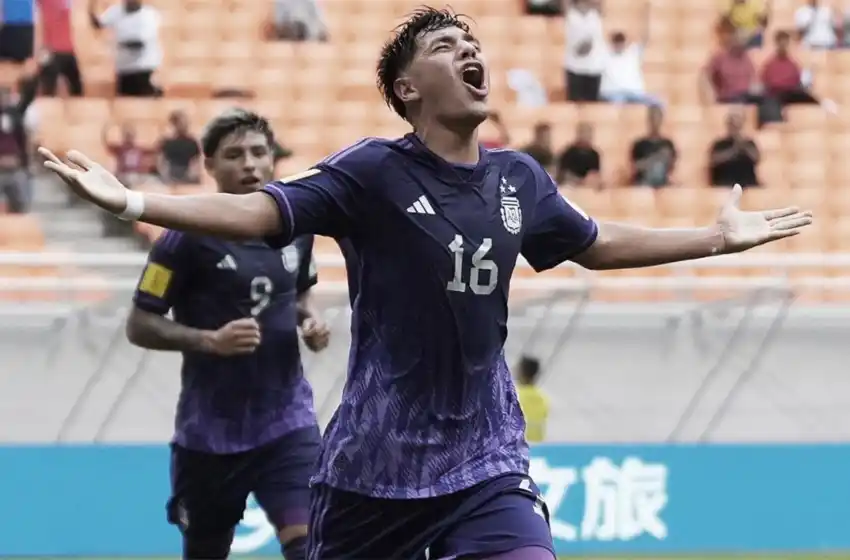 Argentina goleó a Polonia y está en los octavos de final del Mundial Sub-17