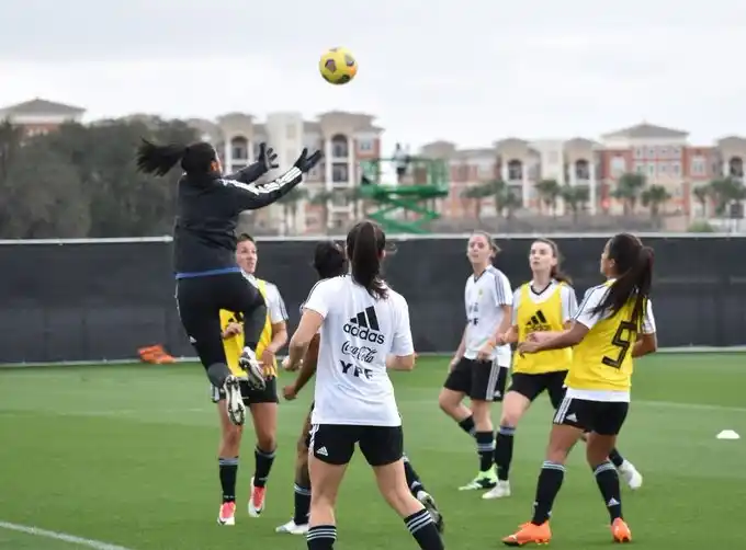 La selección tuvo su primer entrenamiento en Orlando