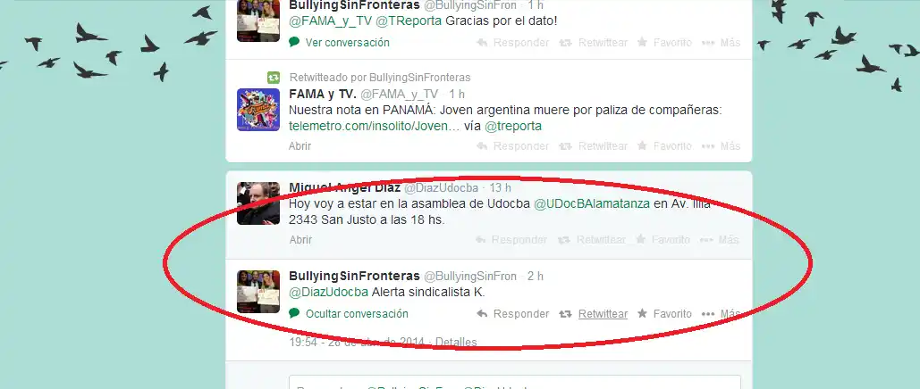 ONG contra el Bullying ataca y discrimina a periodistas y docentes