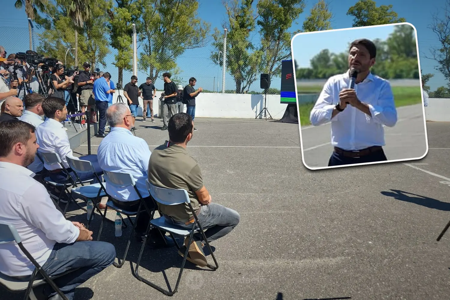 Pullaro presentó la modernización del Autódromo Ciudad de Rafaela y anunció el regreso del TC a la región