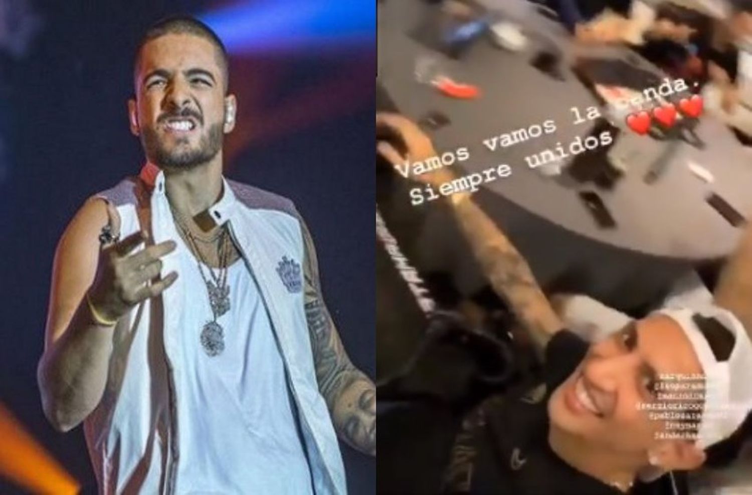 Maluma cerró su Instagram y un video que publicó Di María sería el detonante