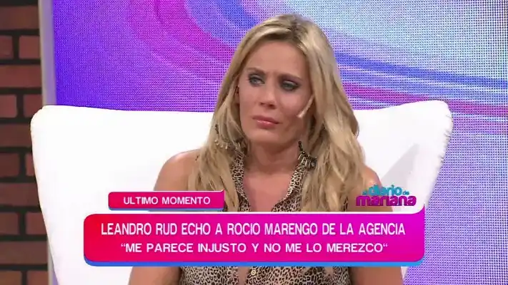 Leandro Rud echó a Rocío Marengo de su agencia