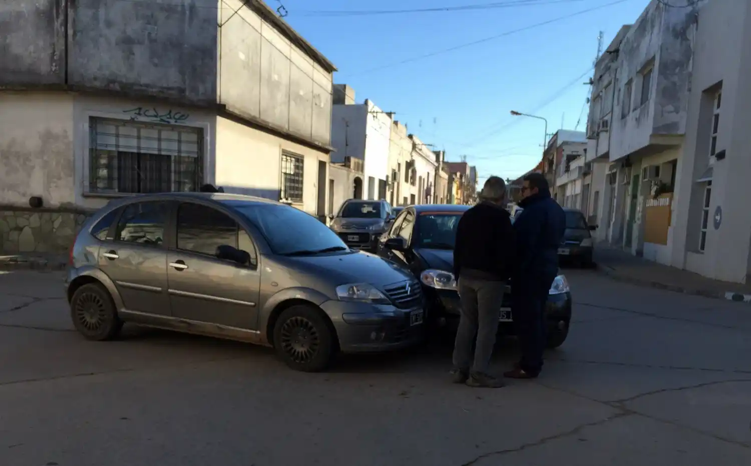 Choque en España y Andrade: sin lesionados