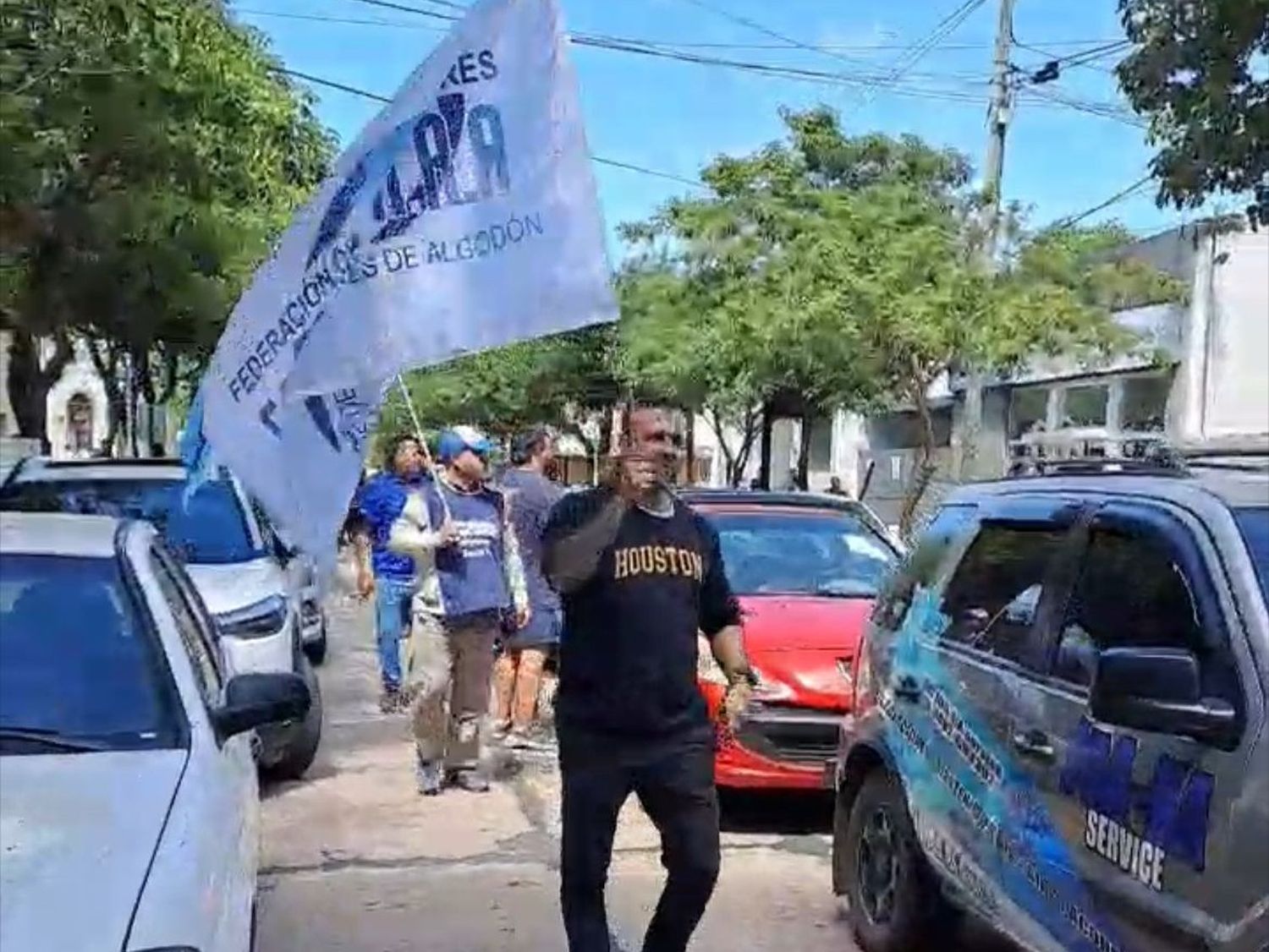 imagen Se realizó una caravana en apoyo de los trabajadores de Vicentin