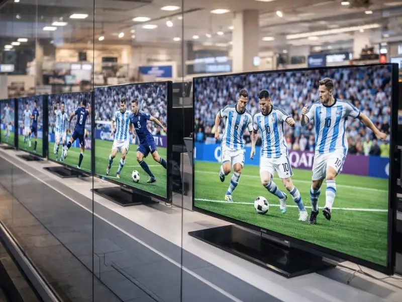 El Mundial disparó la venta de televisores y los argentinos eligen pantallas cada vez más grandes