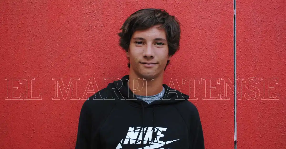 Ezequiel Santalla, una de las promesas del tenis marplatense