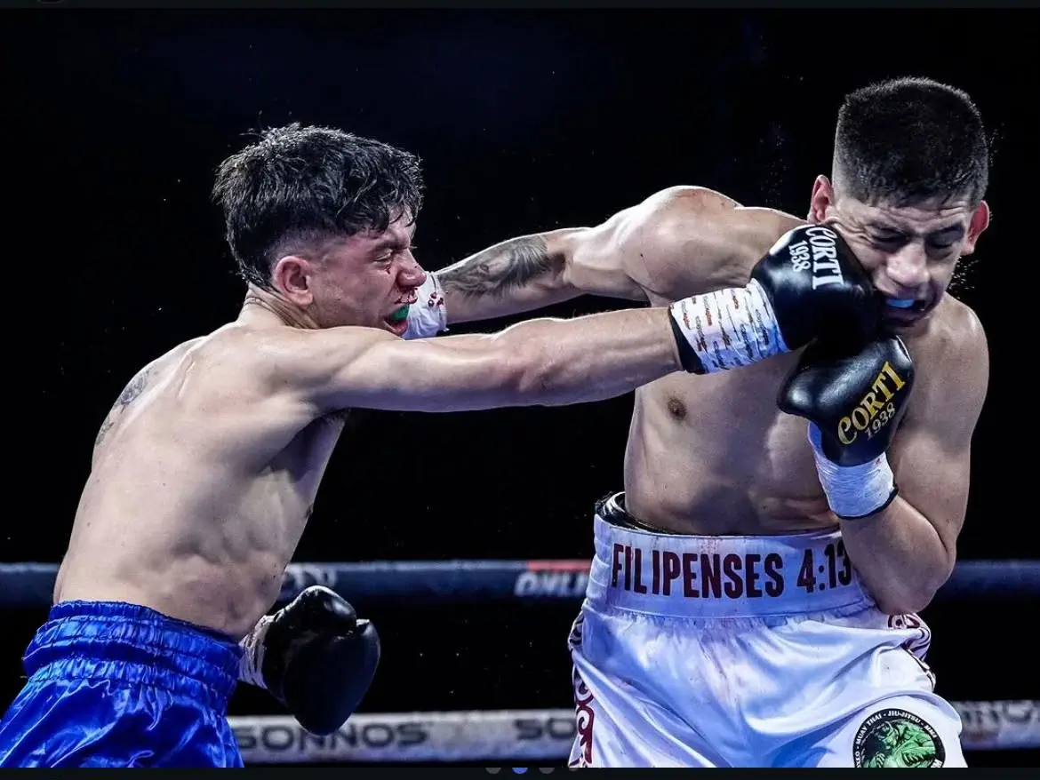 Luciano Villan, el boxeador profesional tresarroyense busca sponsors para seguir creciendo