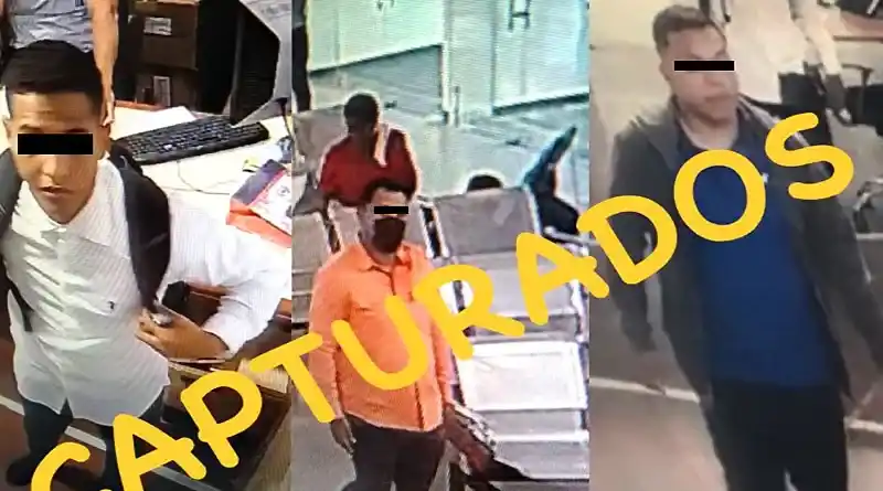 PRESOS 5 SUJETOS por robo de 25 mil dólares a una clínica: portaban armas y granadas