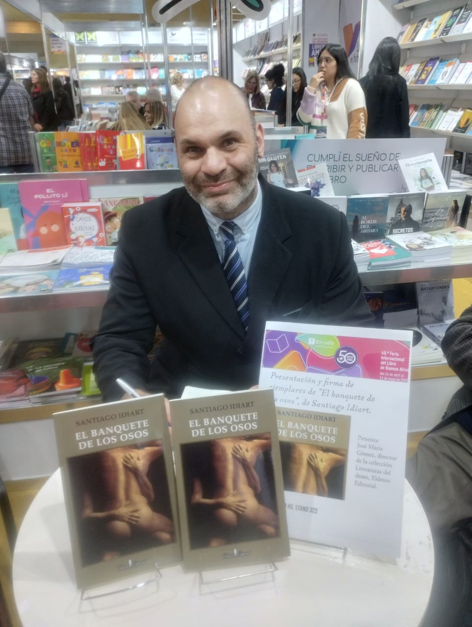 Santiago Idiart en la Feria Internacional del libro