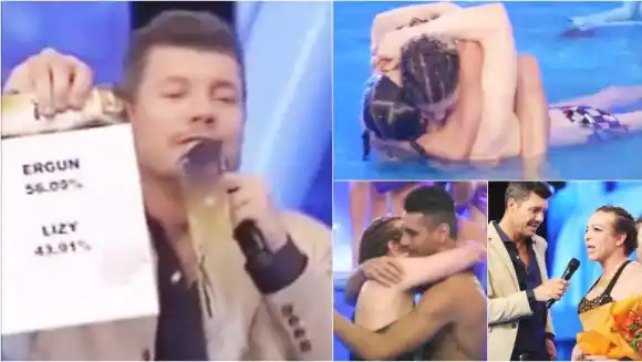 Lizy Tagliani, eliminada en el aquadance de ShowMatch frente a Ergün Demir