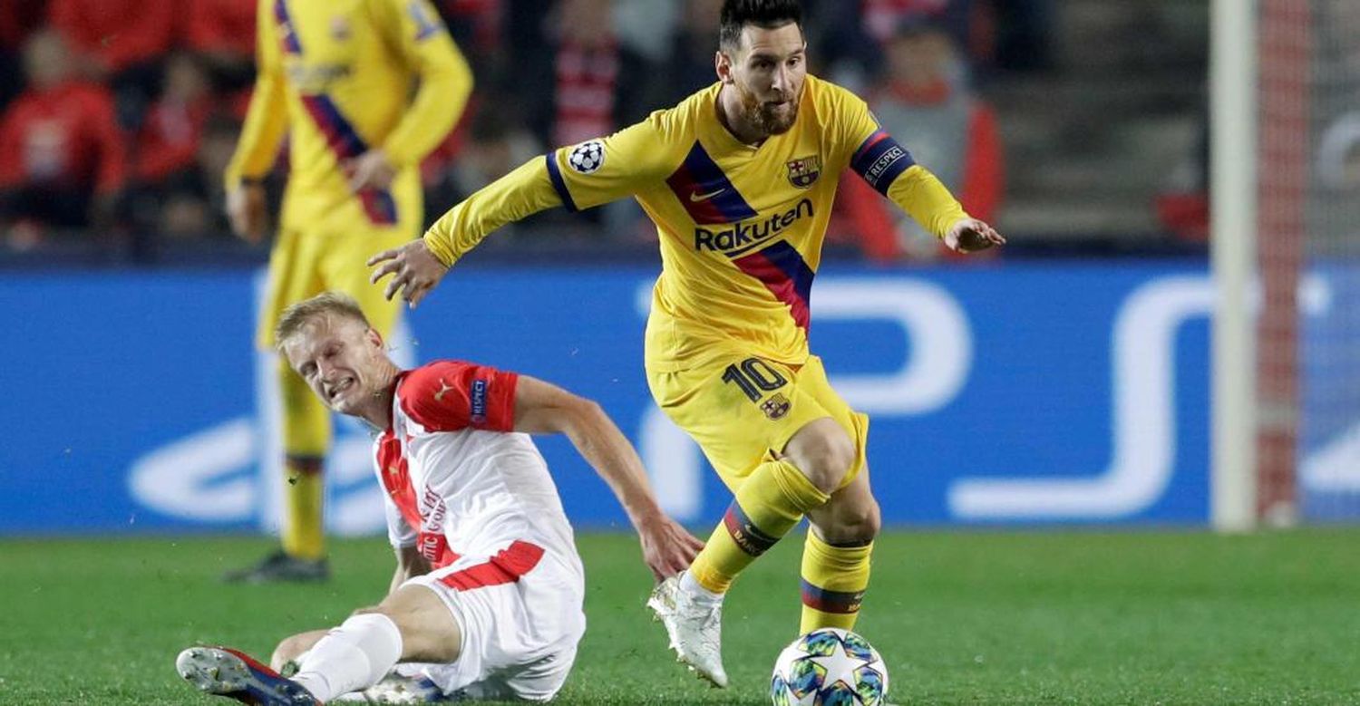 Un gol de Messi en el triunfo de Barcelona