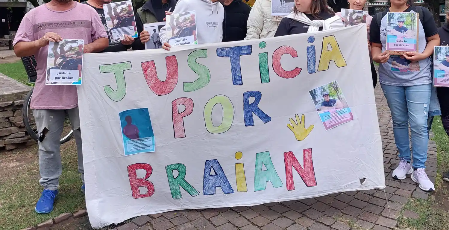 Encabezados por la madre de Braian, familiares y amigos continúan con el pedido de justicia.