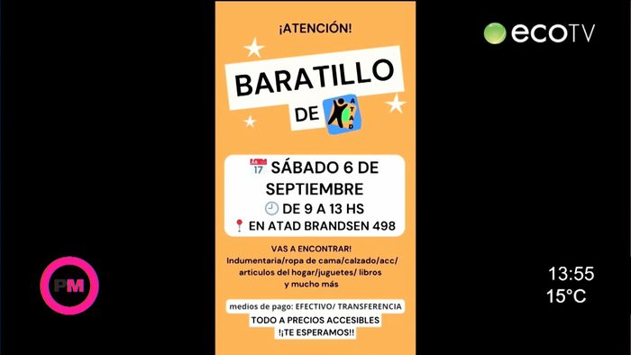 ATAD organiza un nuevo baratillo para el sábado 6