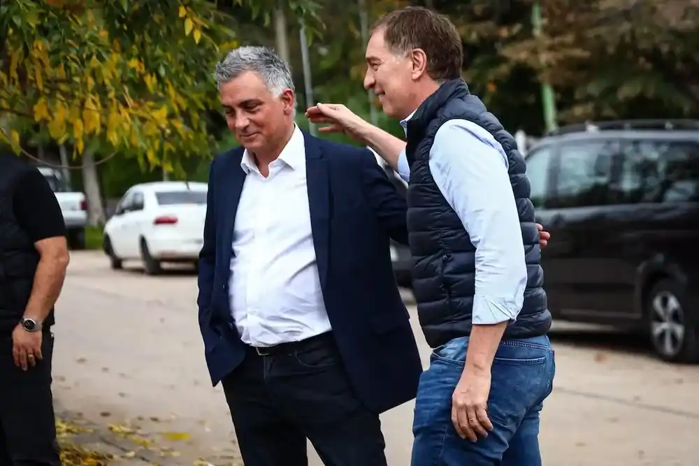 Sebastián Pareja y Diego Santilli en Suipacha.