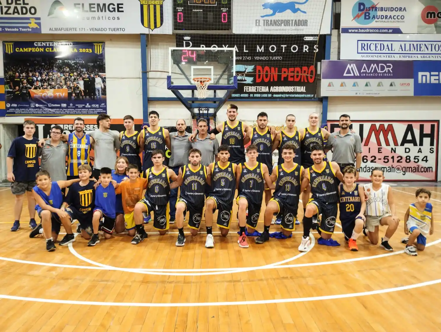 La Fiebre no para. Nueva victoria para los venadenses que se afianzan en lo más alto de su grupo. Foto: Fabián Gallego.