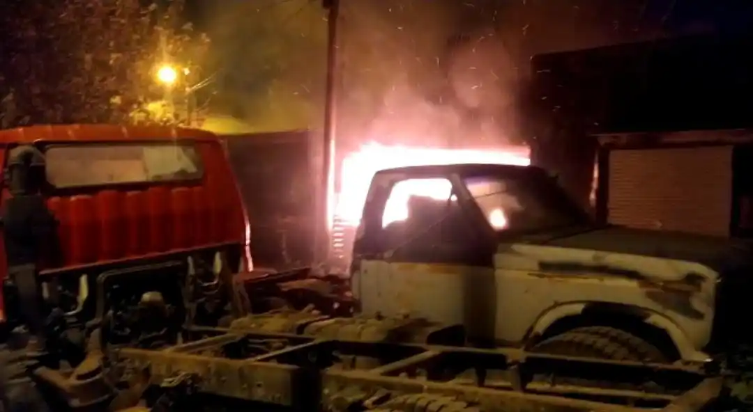 Pérdidas totales al incendiarse una vivienda