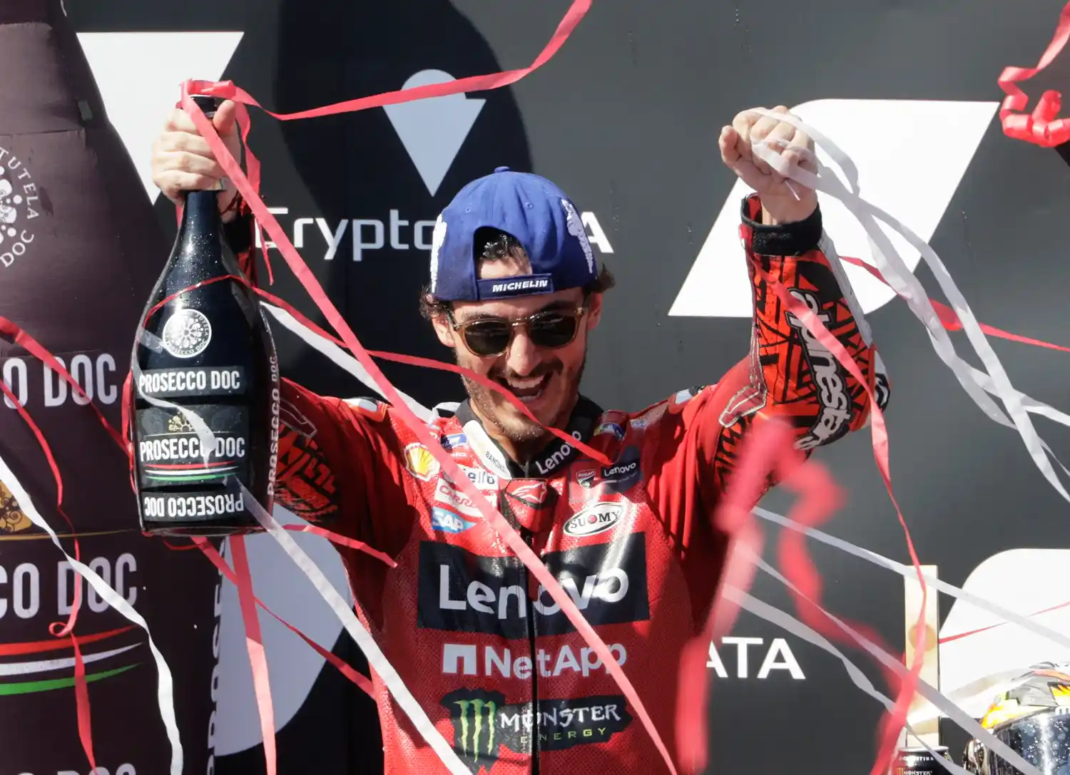 El campeón mundial Francesco Bagnaia.