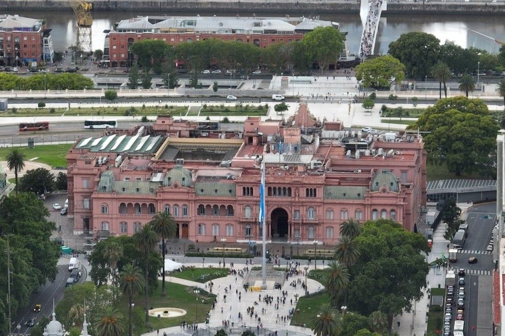 Emisarios de los sectores dialoguistas se reunieron este martes en Casa Rosada. Foto: Fernando Nicola/Archivo