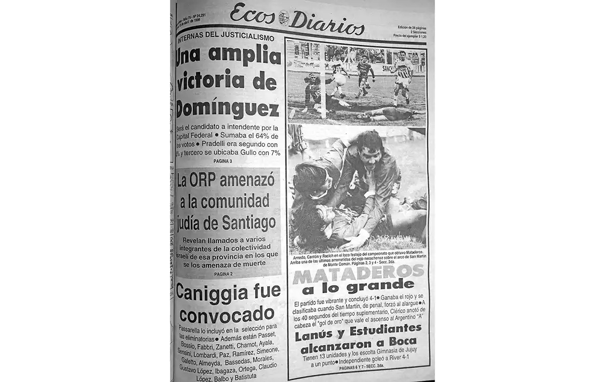 Lunes 15 de abril de 1996