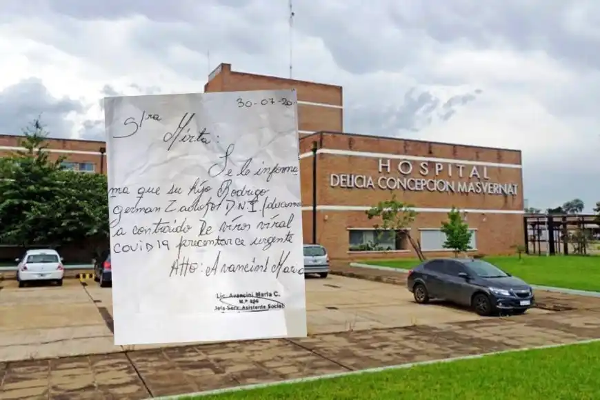  Robaron un sello de un hospital y falsificaron un certificado de Covid-19 