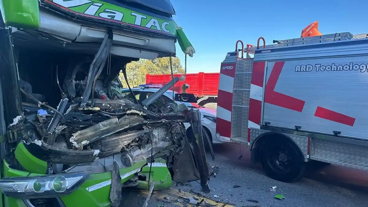 Ruta 22, a la altura del kilómetro 732
