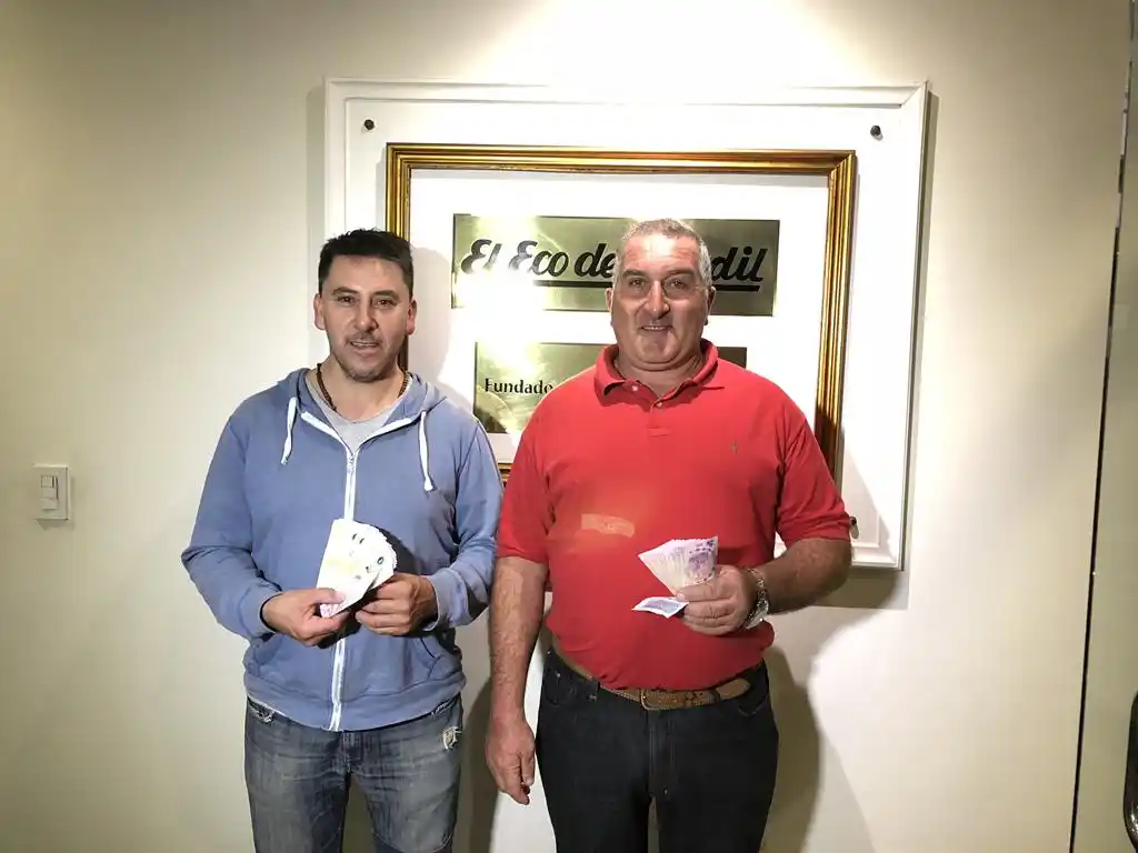 Dos lectores se repartieron  los cinco mil pesos que  entrega el Eco Loto