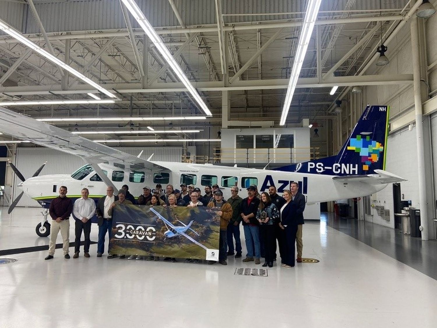 Success story: Textron delivered the 3000th Cessna Caravan to Azul Conecta