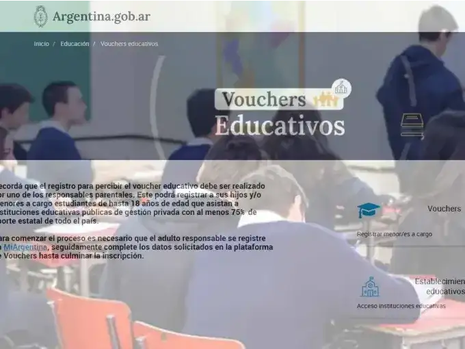 Vouchers Educativos:  cómo avanza la evaluación de solicitudes