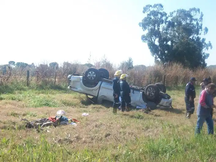 Ruta 5: Dos muertos en accidente entre Pehuajó y Carlos Casares