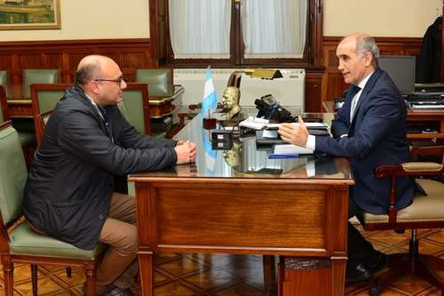 Reino fue recibido por el vicegobernador provincial