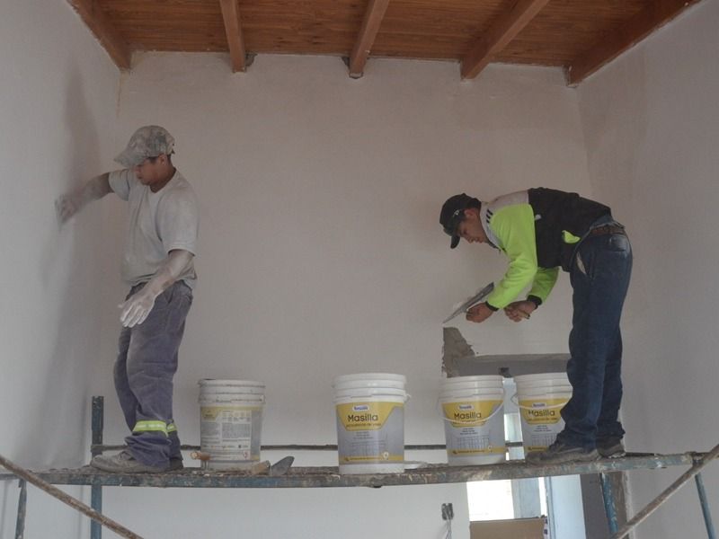 Los cambios empiezan a notarse en el inmueble municipal.