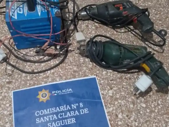 Recuperaron dos taladros y un cargador de batería que habían sido sustraídos en marzo