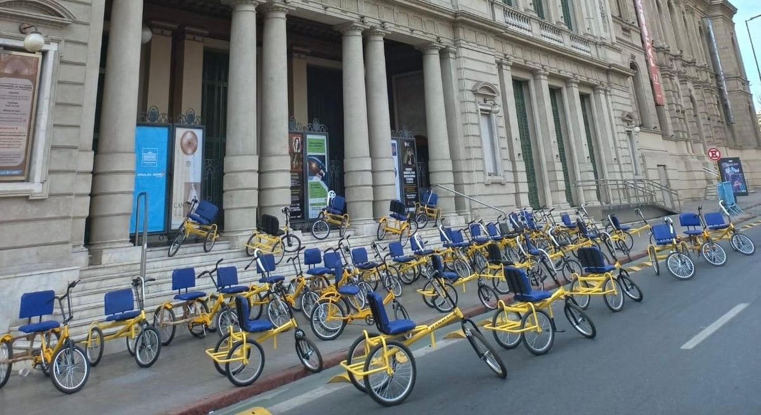 Las bicis están diseñadas para personas con movilidad reducida