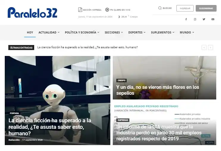 Al suscribirte a los contenidos digitales encontrarás notas periodísticas innovadoras y diversas