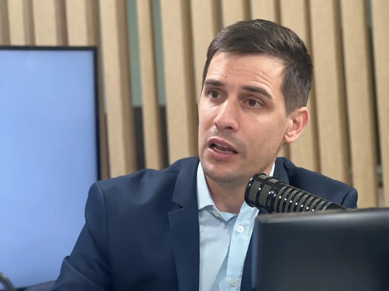 Leonardo Viotti, intendente de Rafaela | Crédito: RADIO RAFAELA - 3