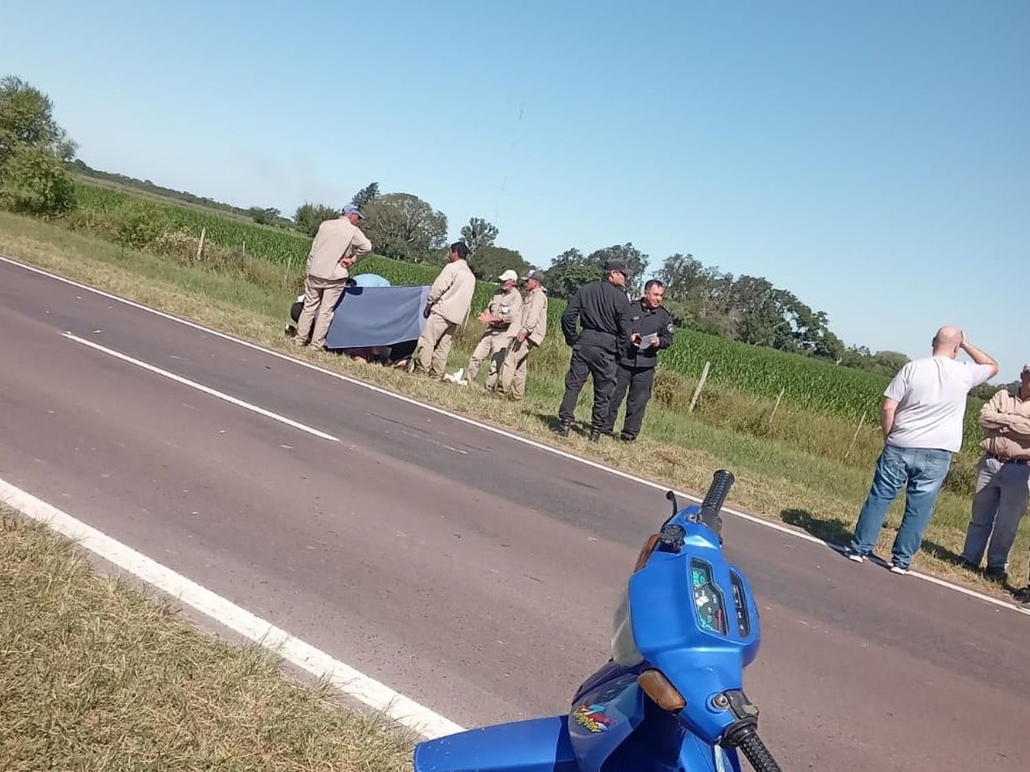 Un hombre perdió la vida tras ser embestido por un motociclista