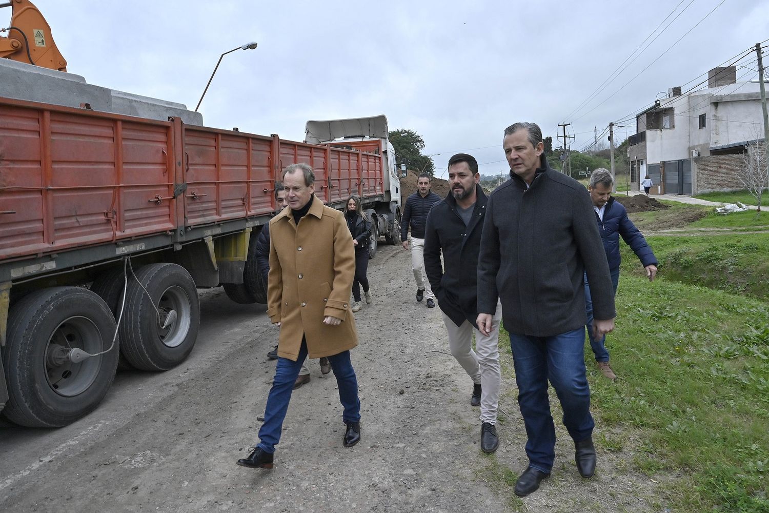 Bordet y Bahl recorrieron obras en Oro Verde y se reunieron con intendentes vecinalistas