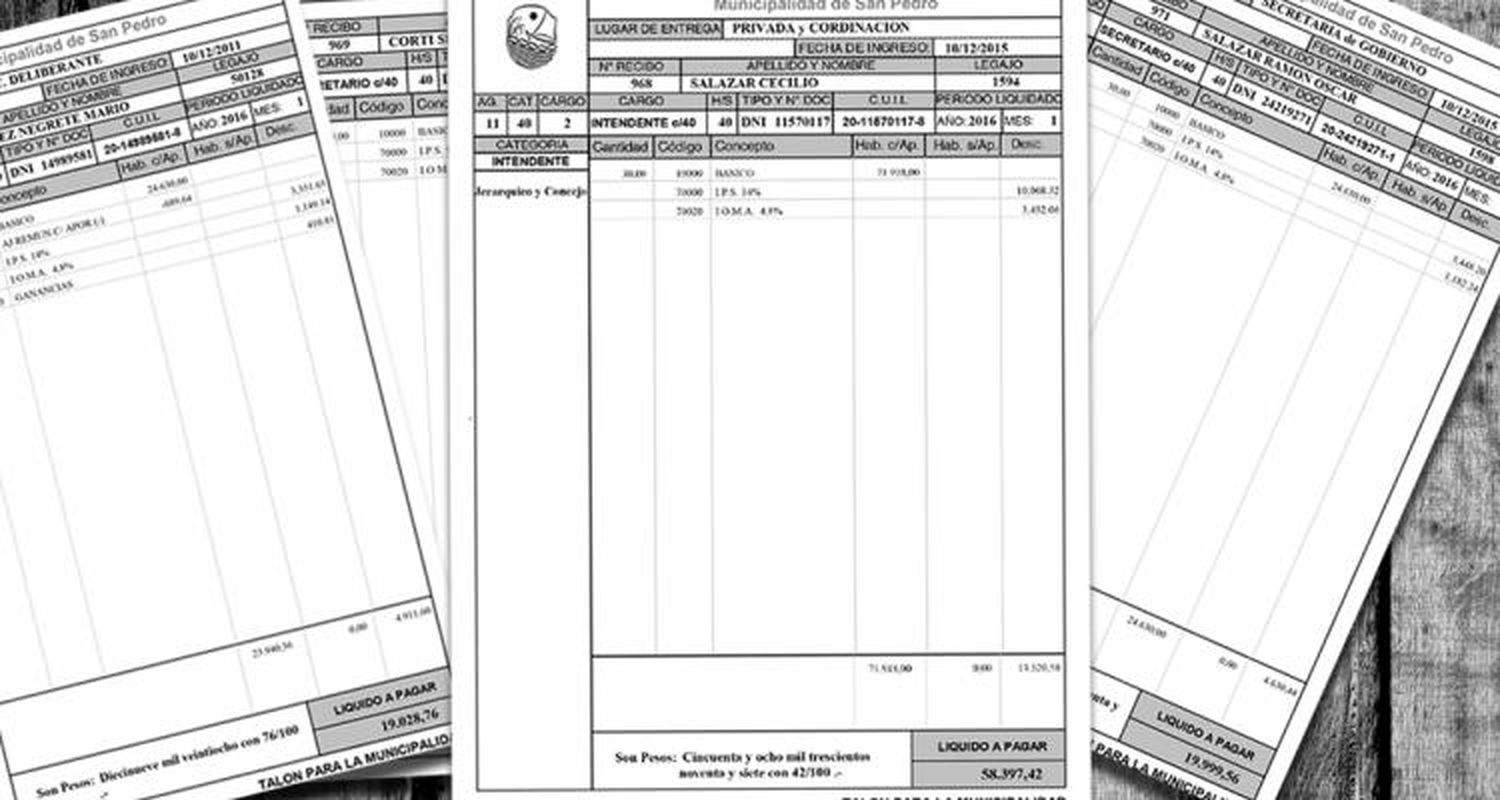 Sueldos: Cuánto cobraron los funcionarios por el mes de enero