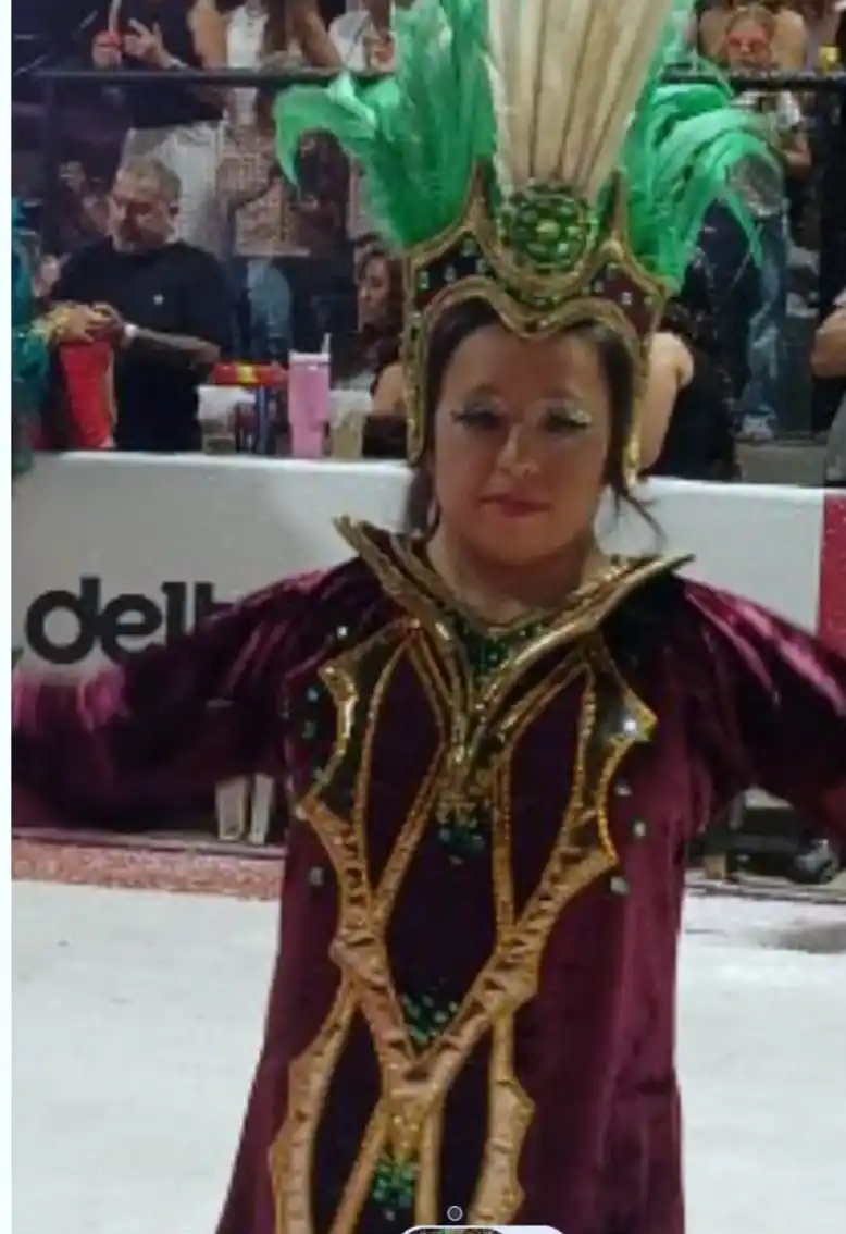 Ceci en el Carnaval de este año-